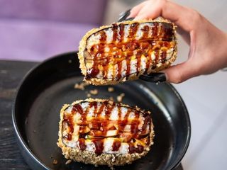 Бургер з беконом та кім-чі (400g)