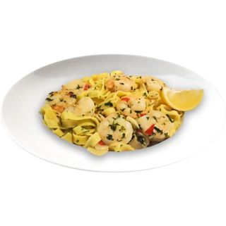 Tagliatelle z krewetkami