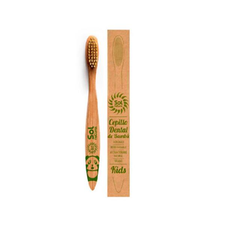 Cepillo Dental De Bambú Infantil Sol Natural