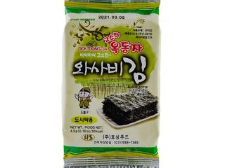 Норі снек васабі Seaweed Snack Wasabi OCK-DONG-JA (4,5g)