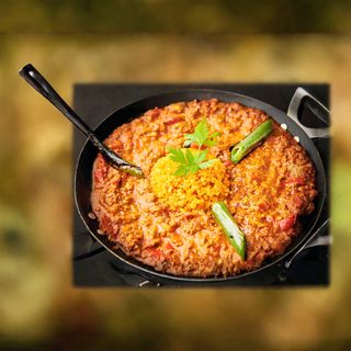 Saç Tava tocată - Tigaie din carne tocată de vită și oaie