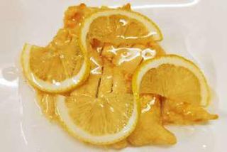 Pollo in salsa limone