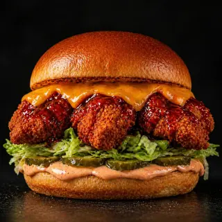 Burger Asian Crispy