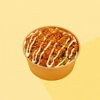 Bowl De Arroz Con Pollo Crujiente Y Sweet Chili