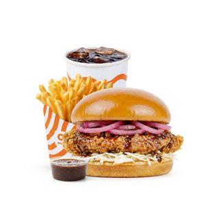 Menu Asian Honey Burger. 