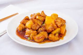 Pollo con ananas