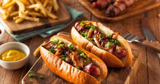 Sandwich Saucisse et fromage 