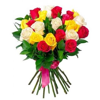 Buchet 17 Trandafiri Multicolori