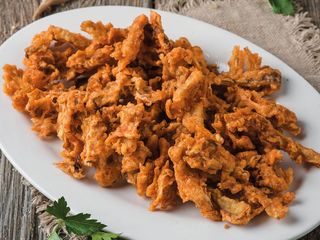 Грибы во фритюре