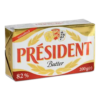 Масло кисловершкове President 82% (200г)