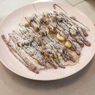 Bubble Waffle Banana e Nutella