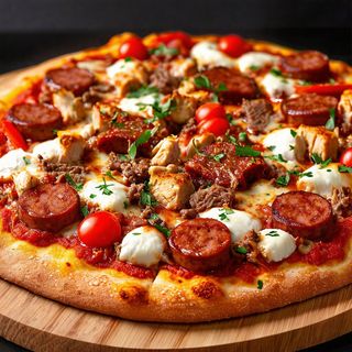 Meaty Feast Pizza