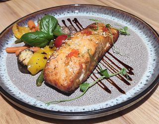 Філе лосося запечене