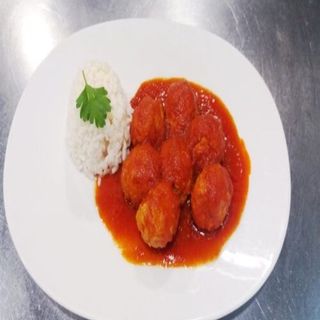 Albondigas de Ternera y Cerdo con Nuestro tomate frito casero
