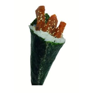 Temaki de atún, aguacate y sésamo (1 pieza)
