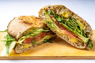 Веган Фокача Сандвич