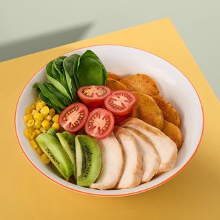 Ципа-боул з бататом та ківі