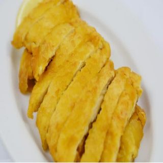 45 - Pechuga de pollo rebozada frita
