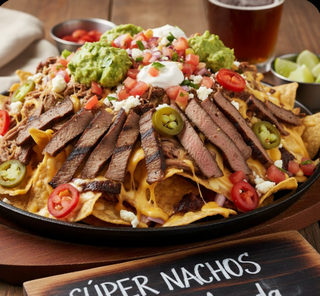 Supernacho De Carne Asada