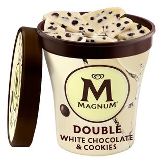 Tarrina De Helado Magnum Double White Chocolate Cookies (465 Ml.)