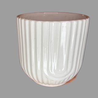 Osłonka białe paski średnica 12 cm