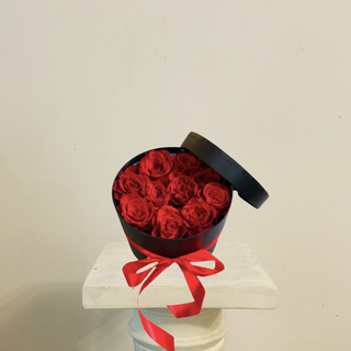 Caja de 8 Rosas Rojas Small 