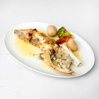 Rape de tripa negra a la Bilbaína