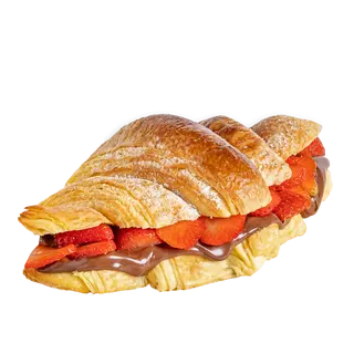 Croissant Con Nutella Y Fresas