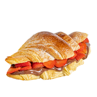 Croissant Con Nutella Y Fresas