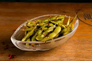 Edamame la tigaie