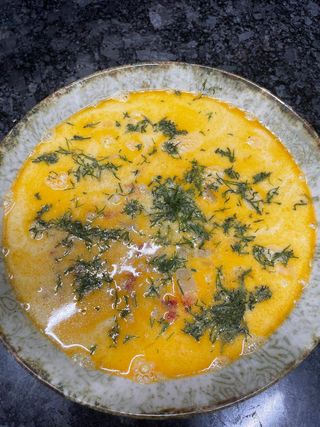 Ciorbă de pui a la grec