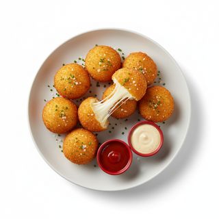 Palline di mozzarella fritte