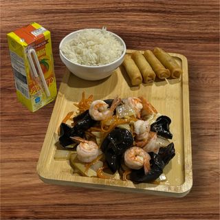 BC-3 Camarao com Bambu e cogumelos