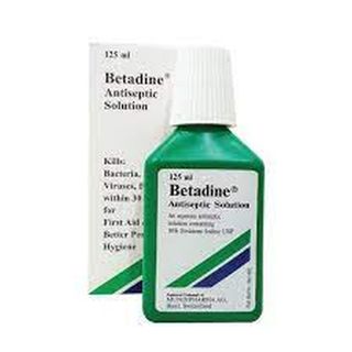 Betadine Antiseptic Sol.125Ml