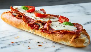 Zapiekanka salami bez pieczarek