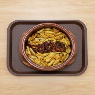 Pan Fried Goat Meat