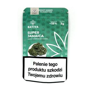CBD Kwiaty Konopi ” SUPER JAMAICA” 3 g