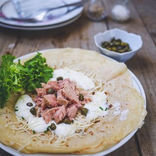 Crepes fromage thon