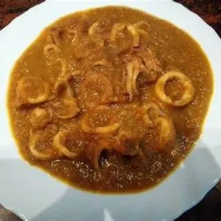 Calamares con Curry