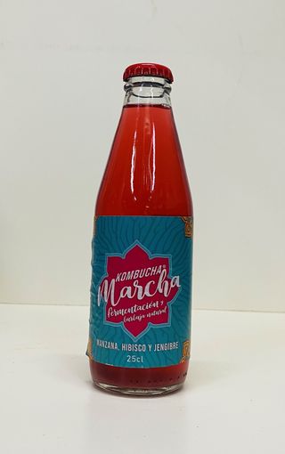 Kombucha Marcha 25cl manzana, hibisco y jenjibre  