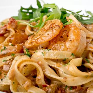 Tagliatelle cu creveți