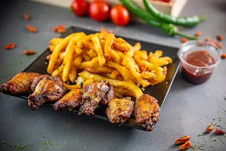 Bbq wings 6 pieces