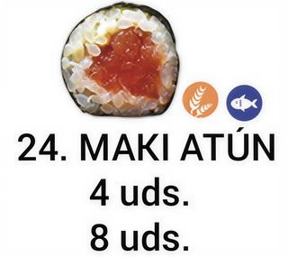 20. Maki De Atún (4 Uds.)
