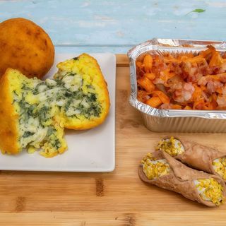 Menu 2 Pasta, 2 Arancina, 2 Dulce y 2 bebida