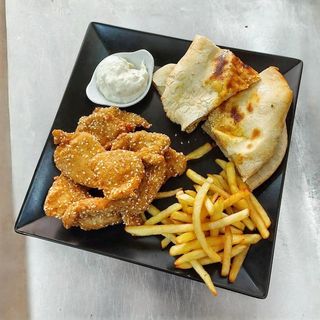 Pileći štapići obrok pola porcije