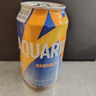 Aquarius Naranja. Lata 330ml.