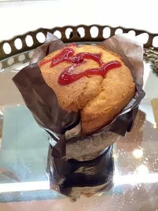 Muffin au caramel fondant