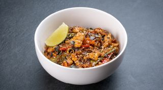 Локшина Фунчоза смажена з куркою (0,250 г)