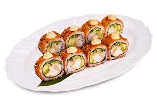 California z krewetkami 