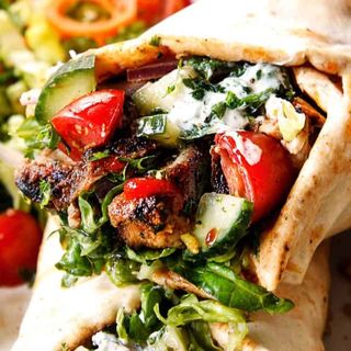 Maxi rotolo kebab menù